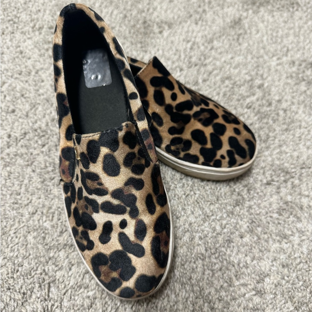 Animal print slippers